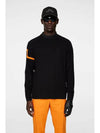 Men s Gusten Knit Golf Sweater Black GMKW11144 9999 - J.LINDEBERG - BALAAN 2