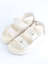 Rubber sandals beige 36 - GUCCI - BALAAN 1