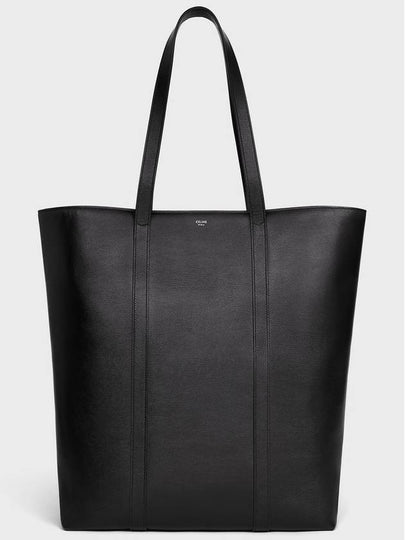 Museum Smooth Calfskin Tote Bag Black - CELINE - BALAAN 2