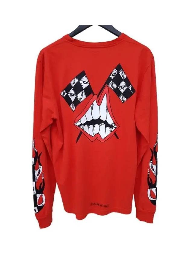 RED MATTY BOY LONG SLEEVE SHIRT - CHROME HEARTS - BALAAN 1