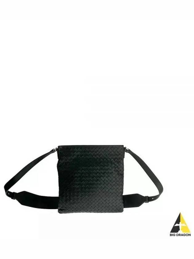 Intrecciato Cross Bag Black - BOTTEGA VENETA - BALAAN 2