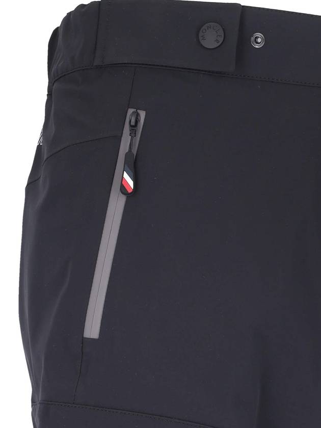 Jogging straight pants black - MONCLER - BALAAN 5