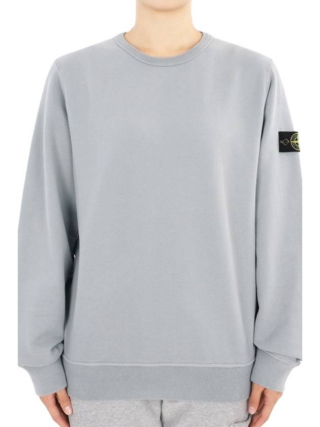 Stone Wappen Patch Round Neck Sweatshirt (Gray) 811661320 V0064 14A (Adults Can Wear) - STONE ISLAND - BALAAN 3