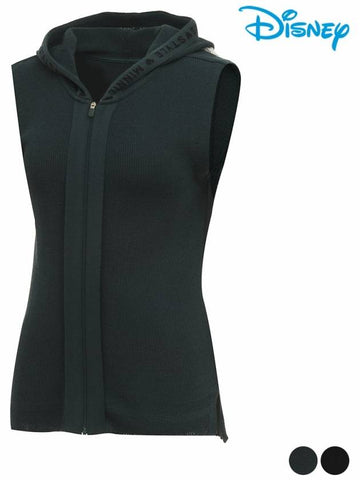 Women s Artwork Line Hooded Knit Vest DM1LKV004 - DISNEY GOLF - BALAAN 1