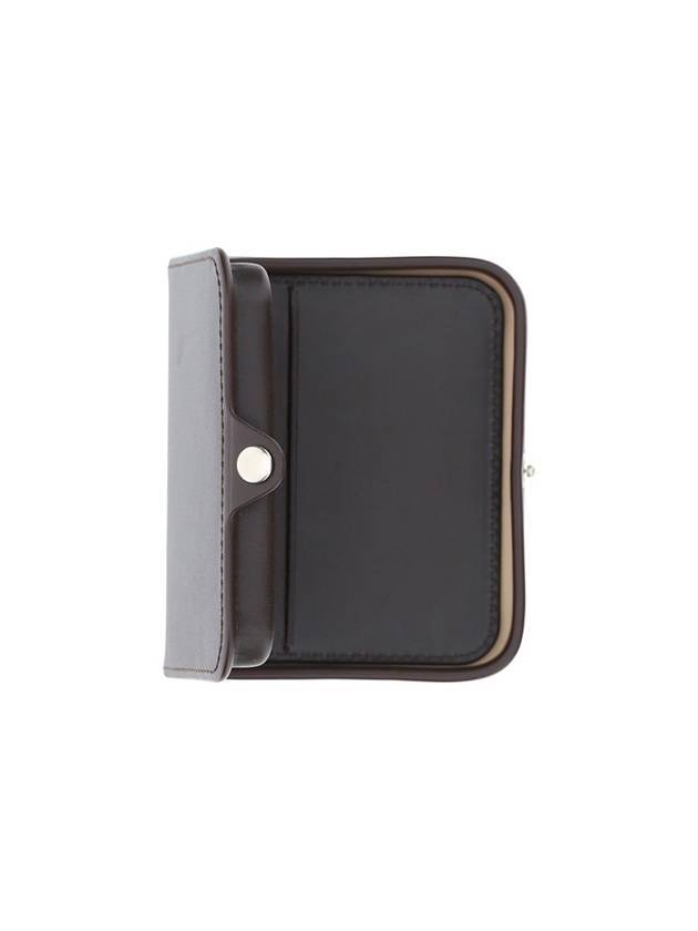 Josh Leather Coin Wallet Dark Brown - A.P.C. - BALAAN 3