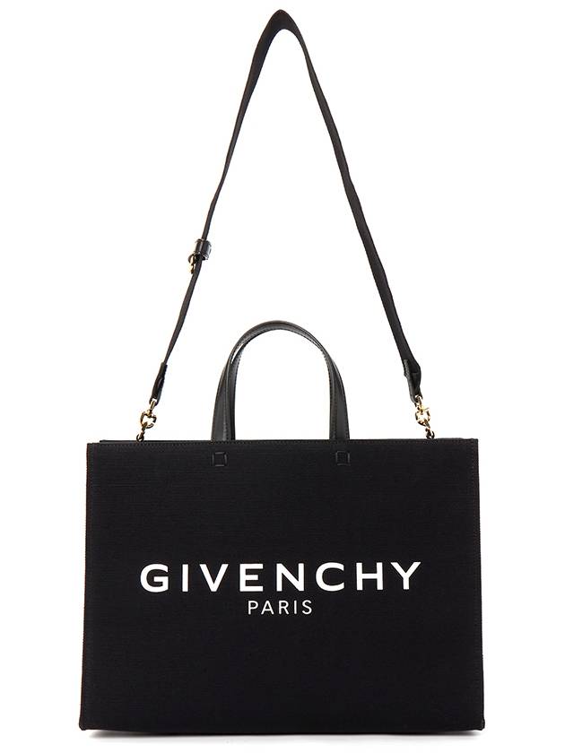 Canvas G Medium Tote Bag Black - GIVENCHY - BALAAN 8