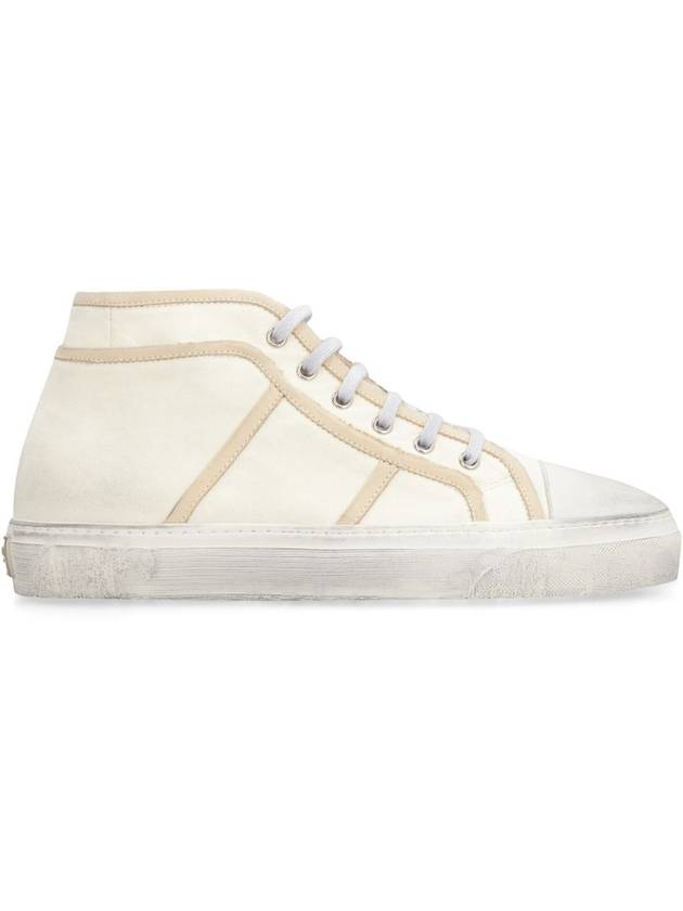 Vintage Mid High Top Sneakers Ivory - DOLCE&GABBANA - BALAAN 3