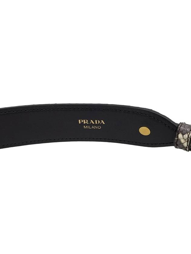 Women s 1TY002 2AMX 187 Python Leather Shoulder Strap - PRADA - BALAAN 5