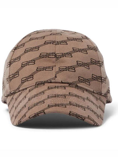 BB Monogram Cotton Drill Ball Cap Beige - BALENCIAGA - BALAAN 2