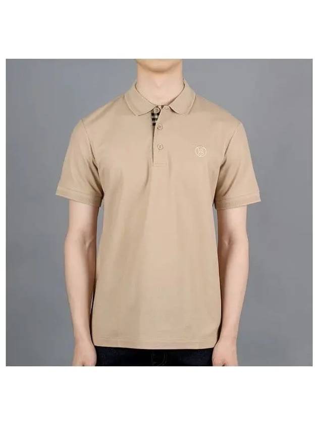 Monogram Motif Cotton Pique PK Shirt - BURBERRY - BALAAN 2