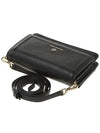 Jet Set Small Pebbled Leather Smartphone Convertible Cross Bag Black - MICHAEL KORS - BALAAN 5