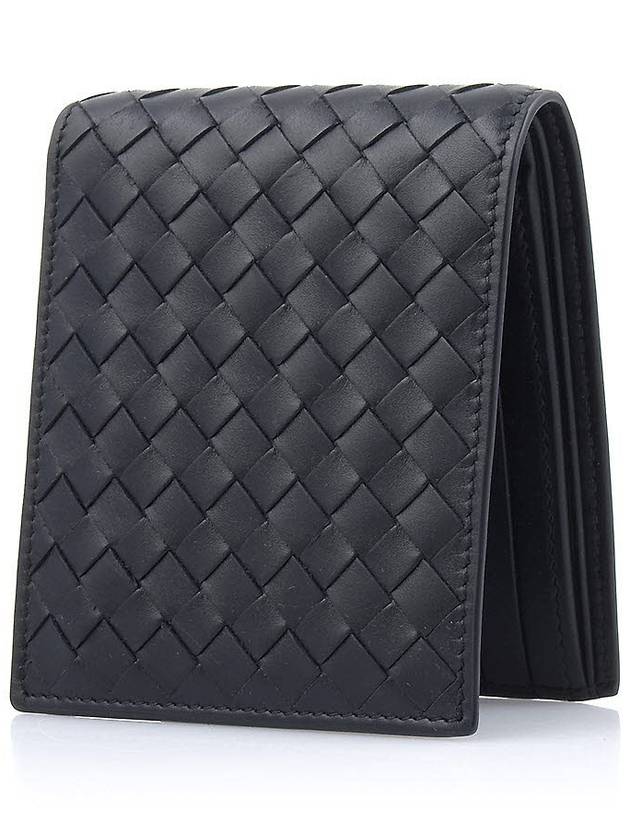 Intrecciato Weaving Half Wallet Black - BOTTEGA VENETA - BALAAN 9