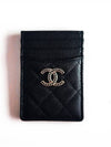 Crystal CC Logo Card Wallet Black Caviar AP3404B1292894305 - CHANEL - BALAAN 2