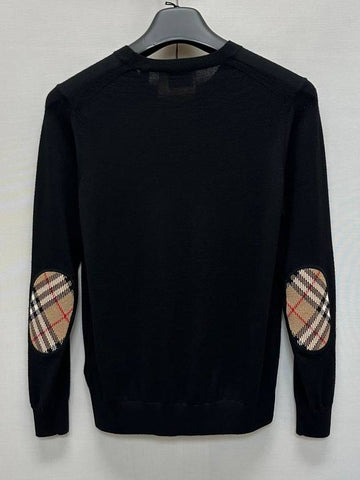 Women s BEMPTON Elbow Check Patch Knit - BURBERRY - BALAAN 1