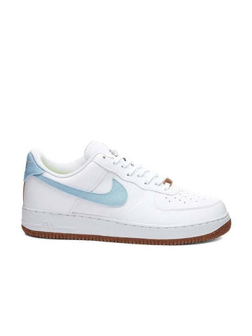 Men's Air Force 1 '07 LV8 Low Top Sneakers Indigo White - NIKE - BALAAN 1