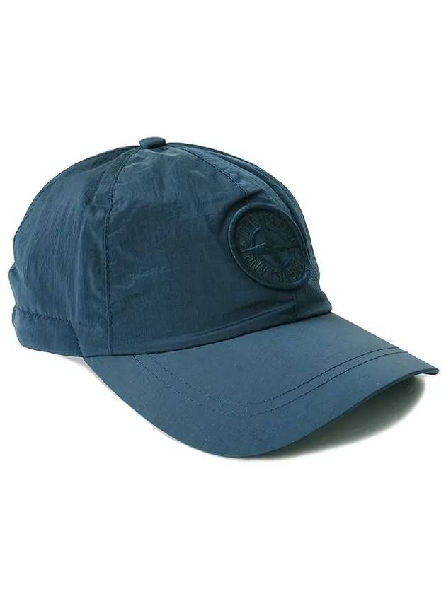 Logo Nylon Metal 6-Panel Ball Cap Navy - STONE ISLAND - BALAAN 2