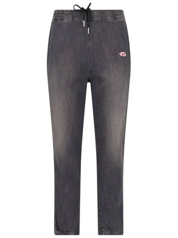 D Lap Track Jeans Black - DIESEL - BALAAN 1