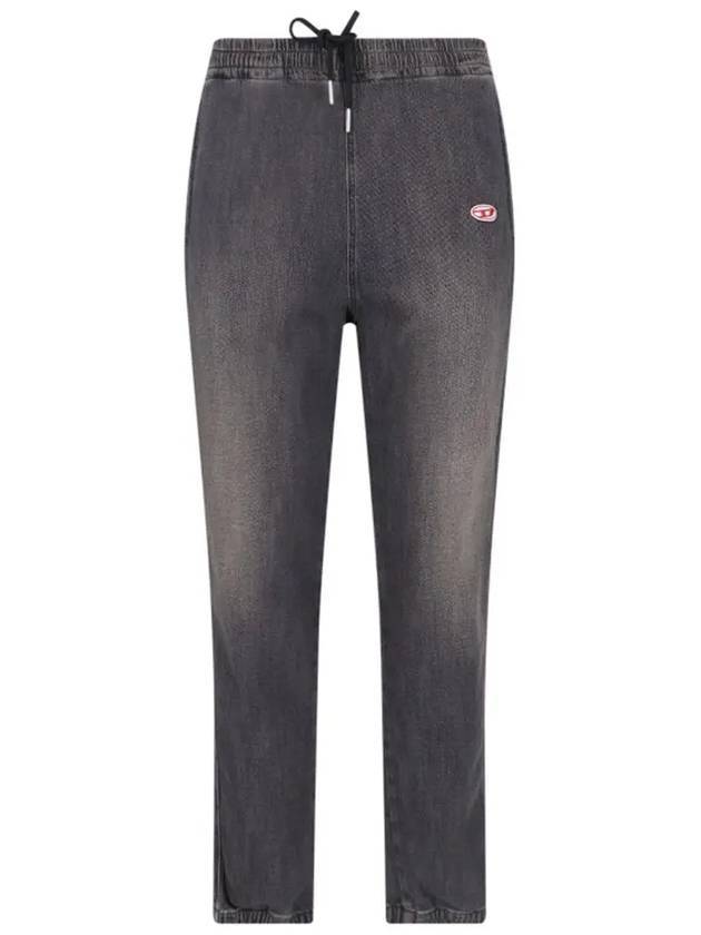 D Lap Track Jeans Black - DIESEL - BALAAN 1