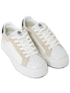 Ladybug Suede Leather Low Top Sneakers White - TORY BURCH - BALAAN 4