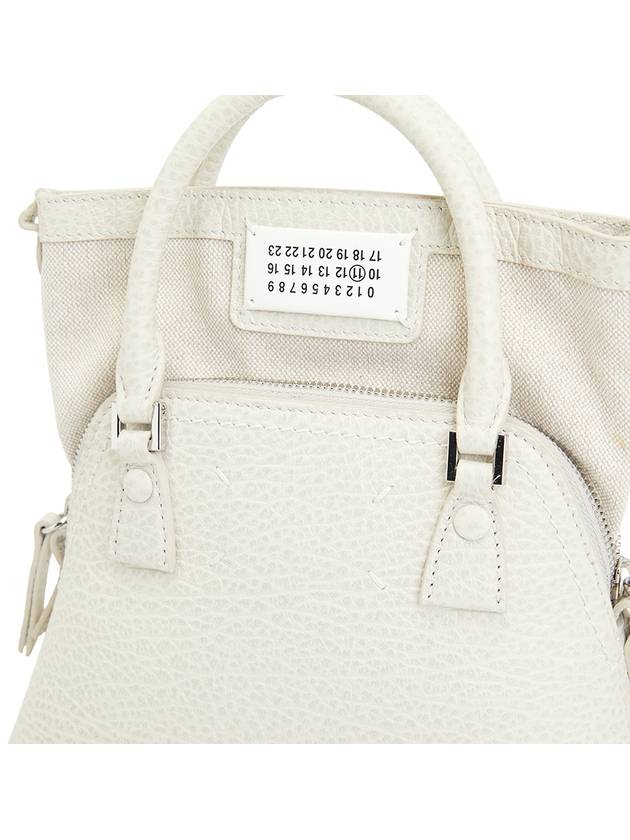 5AC Classique Micro Tote Bag Light Grey - MAISON MARGIELA - BALAAN 9