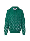 Monogram Gradient Cotton Hoodie Green - LOUIS VUITTON - BALAAN 1