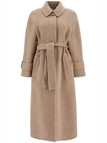 wool and cashmere coat with belt - BRUNELLO CUCINELLI - BALAAN 1