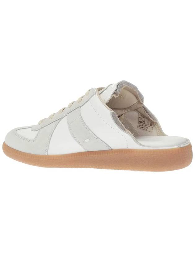 Women's Replica Cut Out Mule Low Top Sneakers White - MAISON MARGIELA - BALAAN 4