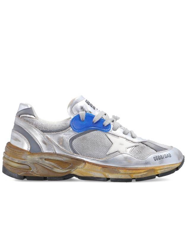 Dad Star Low Top Sneakers Silver - GOLDEN GOOSE - BALAAN 1