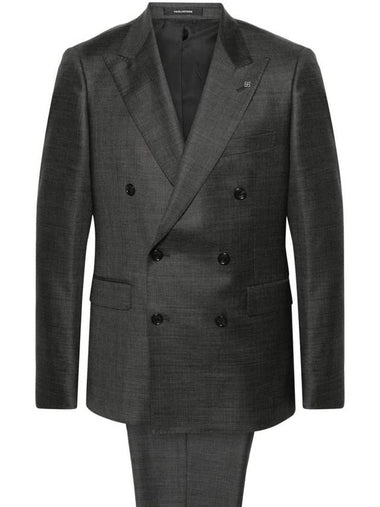 Tagliatore Double Breasted Suit Clothing - TAGLIATORE - BALAAN 1