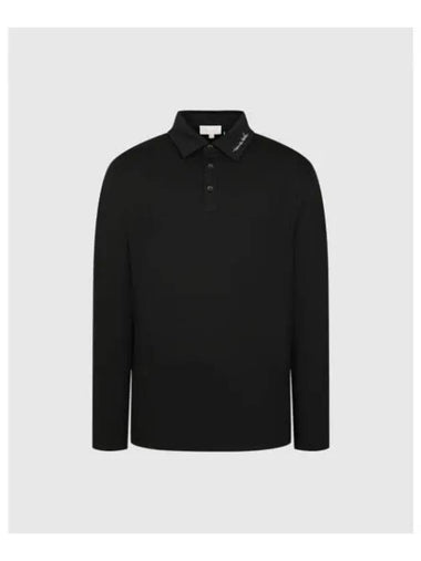 TRAVISMATHEW Men s Essential Pique Long Sleeve T Shirt Black - TRAVIS SCOTT - BALAAN 1