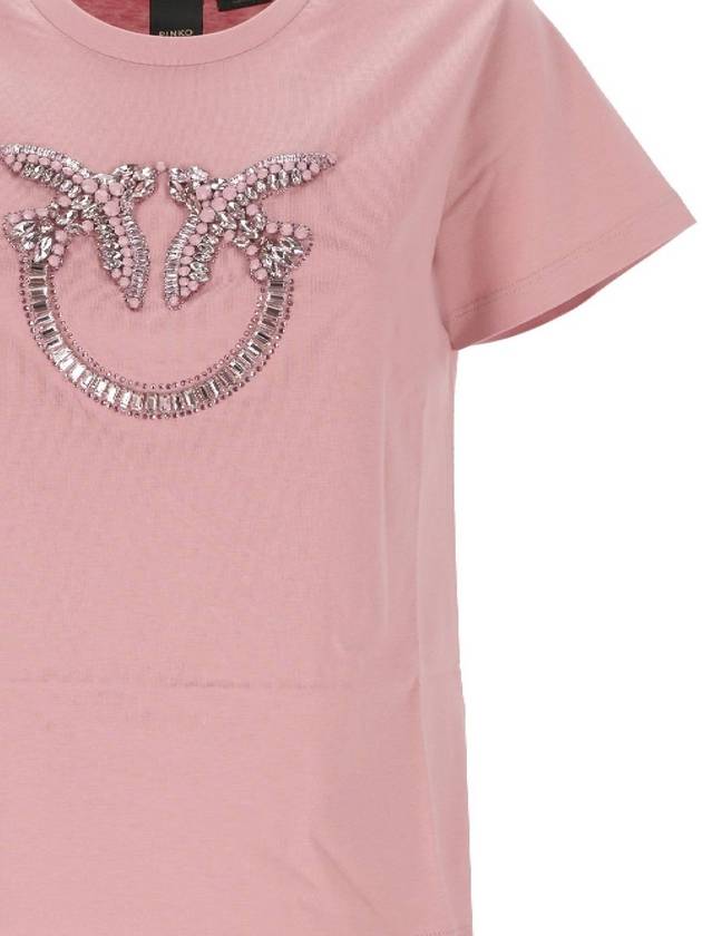 Pinko Pink Cotton T-Shirt - PINKO - BALAAN 1