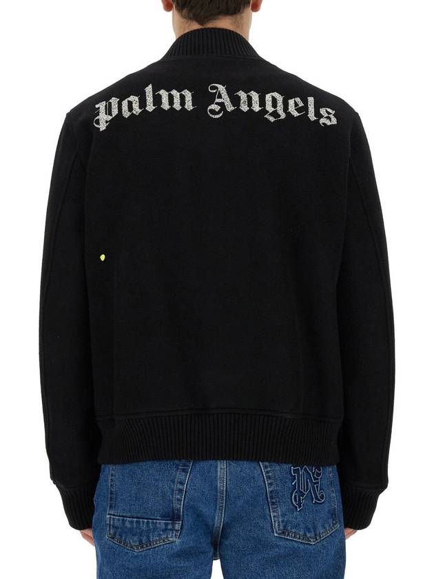 Jacket PMEK003R24FAB0011003 BLACK - PALM ANGELS - BALAAN 4