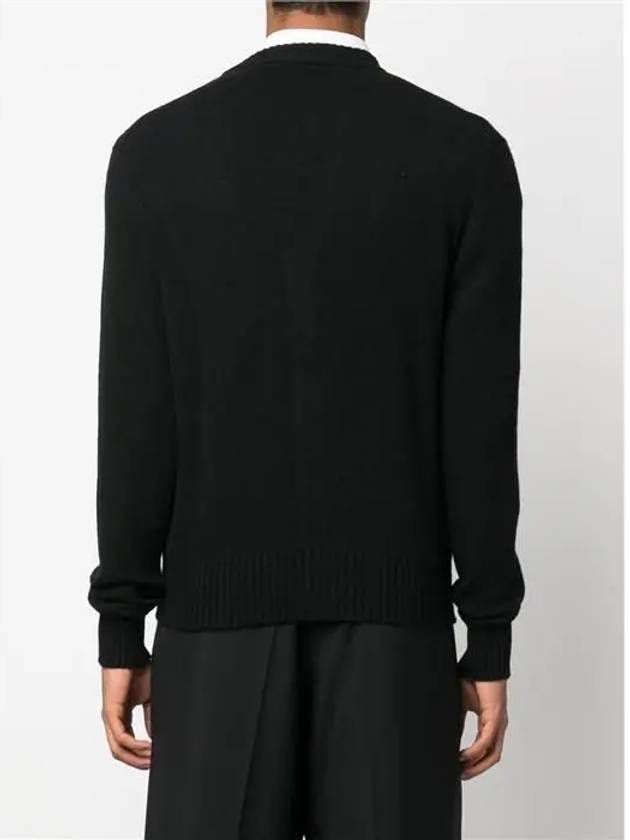 Cashmere cardigan black HKC007 005 - AMI - BALAAN 4