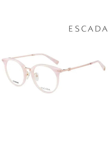 Glasses Frame VES A37F 0E02 Round Acetate Men Women - ESCADA - BALAAN 1