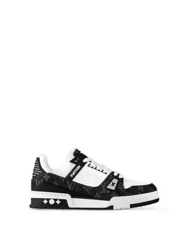 LV Trainer Leather Low Top Sneakers Black - LOUIS VUITTON - BALAAN 2