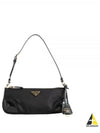 Re-Edition 2002 Re-Nylon Brushed Leather Shoulder Bag Black - PRADA - BALAAN 2