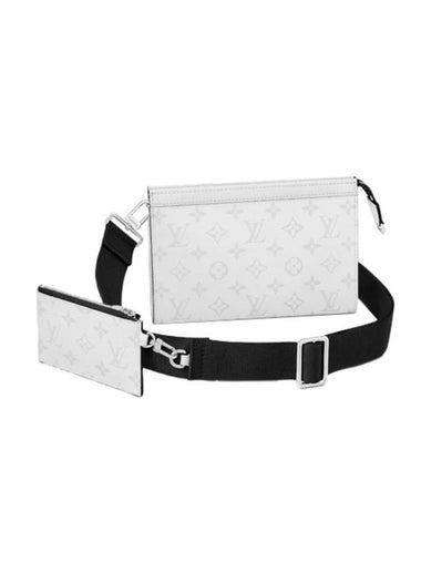 Gaston Taigarama Cross Bag White - LOUIS VUITTON - BALAAN 1