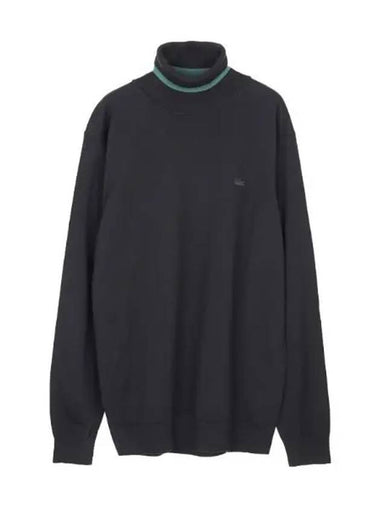 Turtleneck merino wool sweater - LACOSTE - BALAAN 1