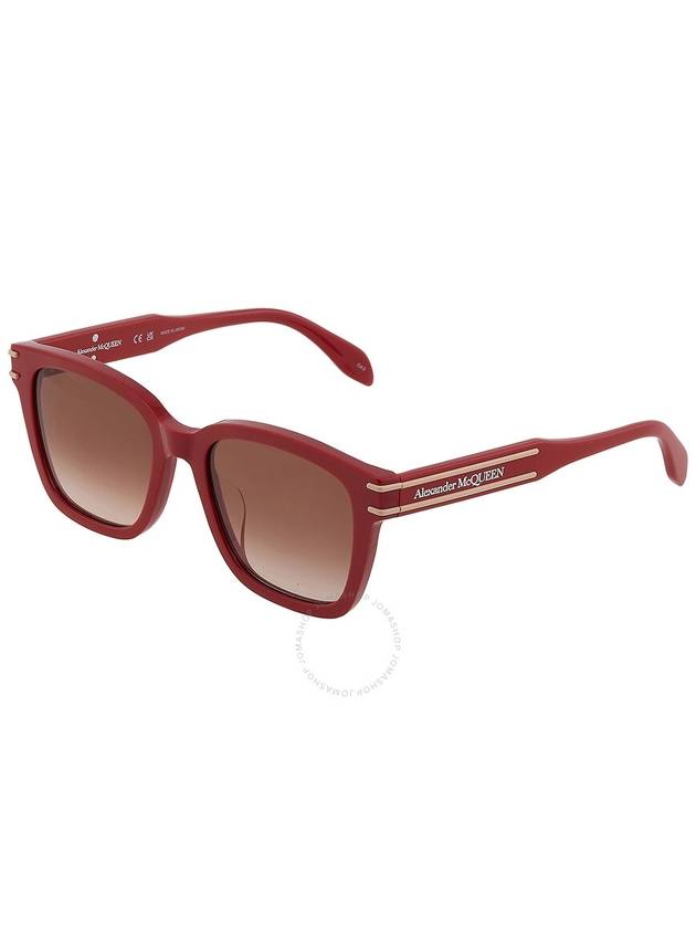 Alexander McQueen Brown Gradient Square Unisex Sunglasses AM0399SA 003 55 - ALEXANDER MCQUEEN - BALAAN 3