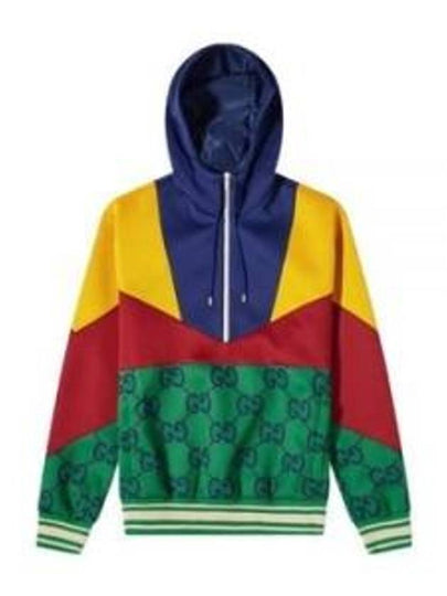 GG Supreme Color Block Hoodie - GUCCI - BALAAN 2