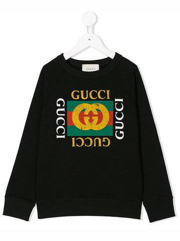 Kids Logo Sweatshirt 483878 X3G97 1060 - GUCCI - BALAAN 1