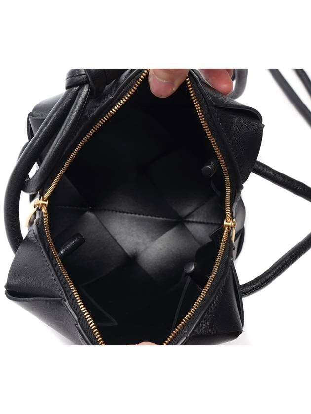 Cassette Intrecciato Mini Shoulder Bag Black - BOTTEGA VENETA - BALAAN 7