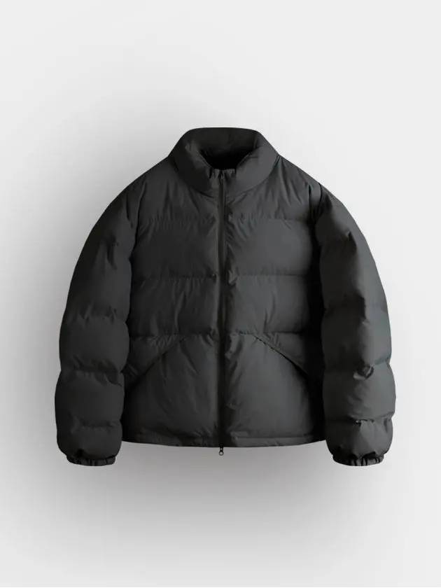 Signature puffer short padded jacket black - INDUST - BALAAN 9