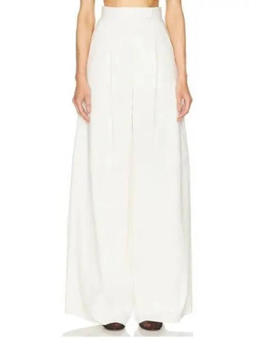 Avoriaz Wide Pants Ivory - MAX MARA - BALAAN 1