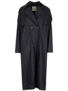 Deva Nylon Trench Coat Black - MONCLER - BALAAN 2