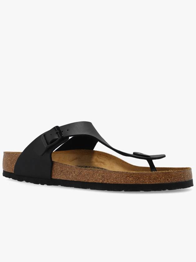 Birkenstock ‘Gizeh BS’ Slides, Men's, Black - BIRKENSTOCK - BALAAN 4