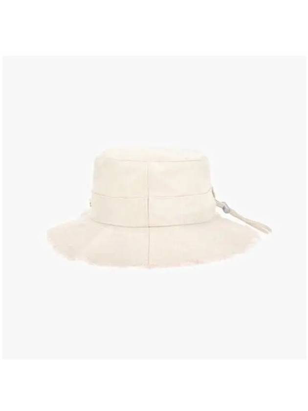 Artichaut Frayed Expedition Bucket Hat Off White - JACQUEMUS - BALAAN 5