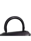 Women s 637372 Black Hourglass Mini Top Handle Tote Bag Strap - BALENCIAGA - BALAAN 7