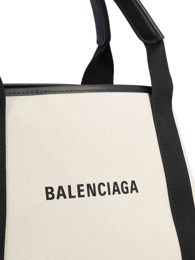 Cabas Logo Canvas Small Tote Bag Black - BALENCIAGA - BALAAN 5