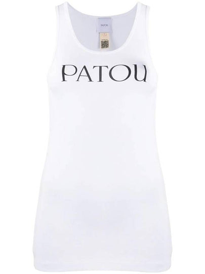 Women's Logo Print Sleeveless White - PATOU - BALAAN 2